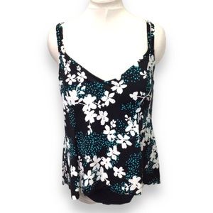 Penbrooke Swim Women’s Seam Fauxkini Tummy Control Swimsuit, sz 12